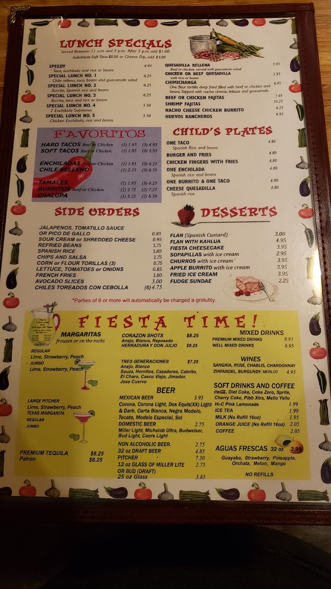 Veracruz Mexican Restaurant Menu 6