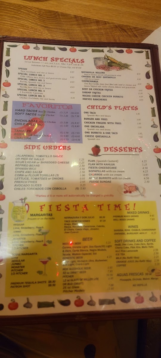 Veracruz Mexican Restaurant Menu 9