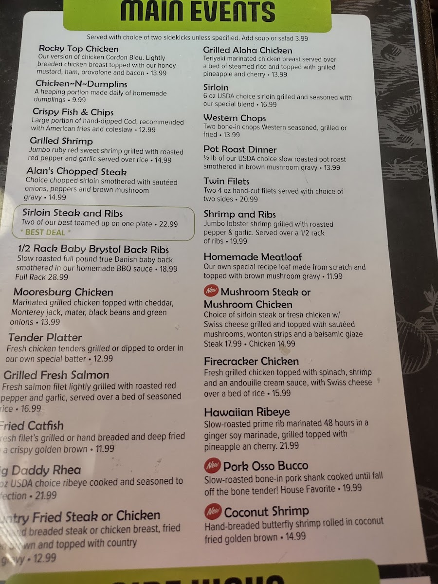 Green Tomato Grill Menu 5