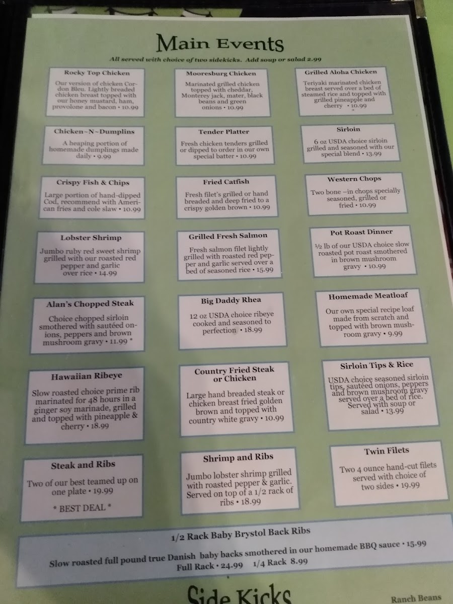 Green Tomato Grill Menu 9