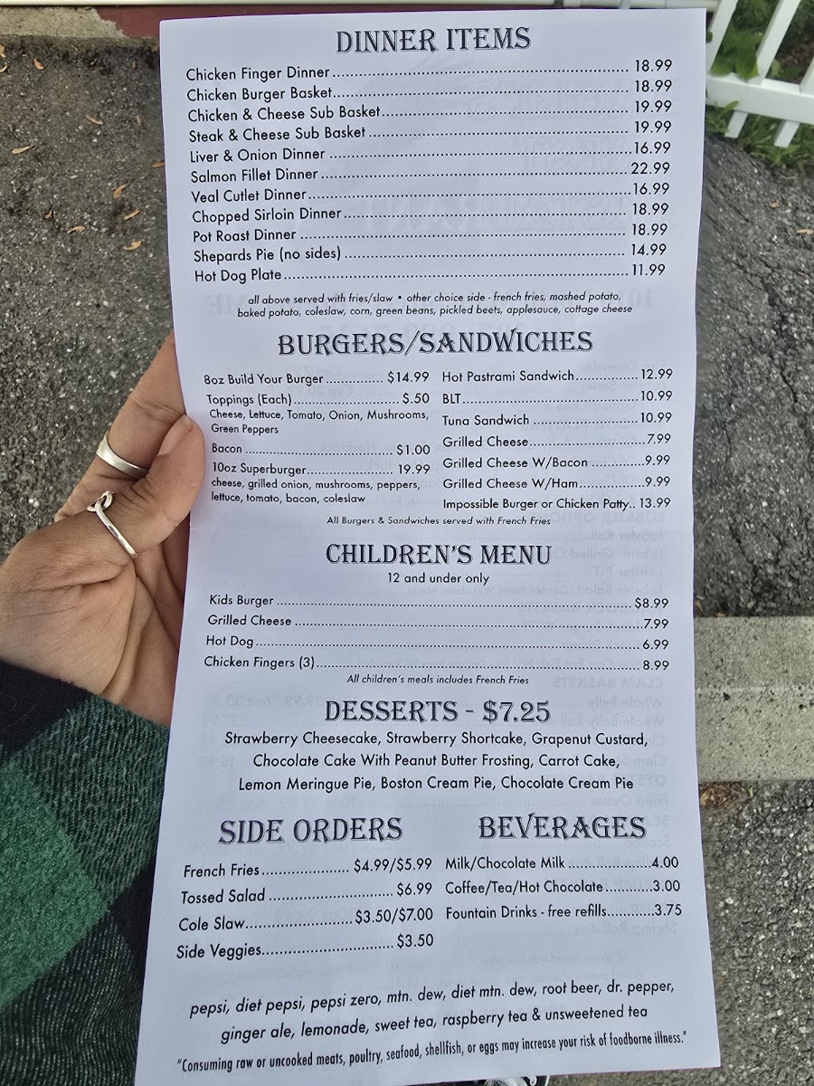 Eagles Nest Restaurant Menu 6