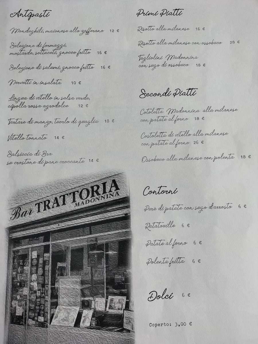 Trattoria Madonnina Menu 10