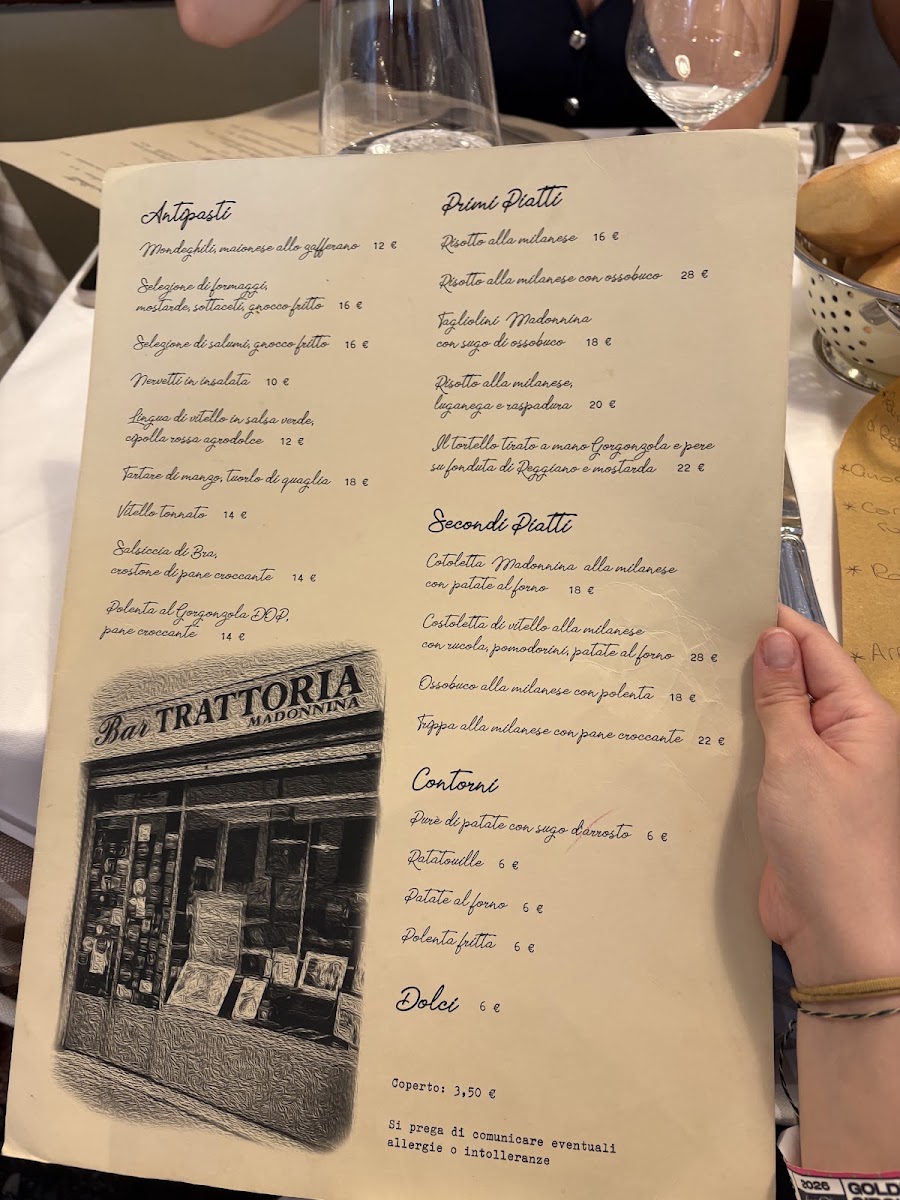 Trattoria Madonnina Menu 5