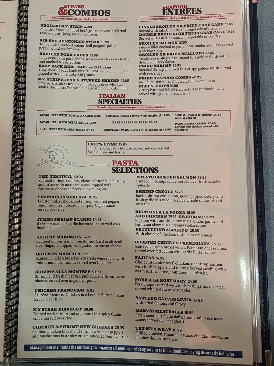 Red Cup Diner Menu 4