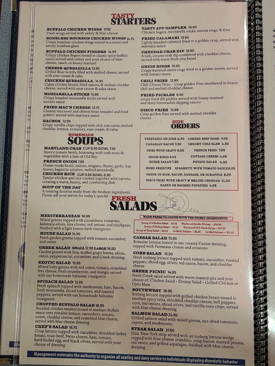 Red Cup Diner Menu 8