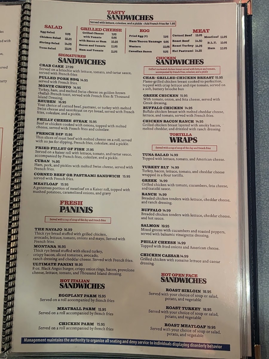 Red Cup Diner Menu 9