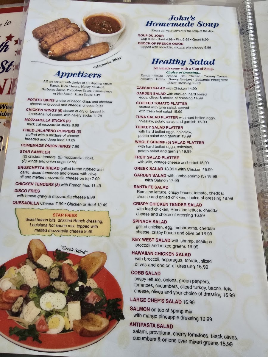 South Star Diner Menu 10