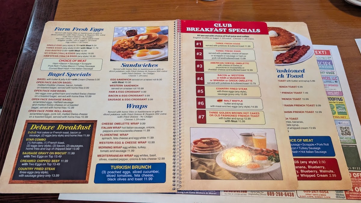 South Star Diner Menu 2