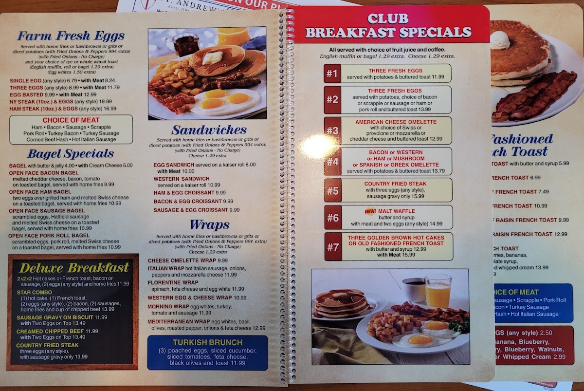 South Star Diner Menu 3