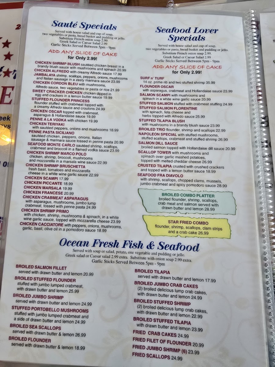 South Star Diner Menu 8