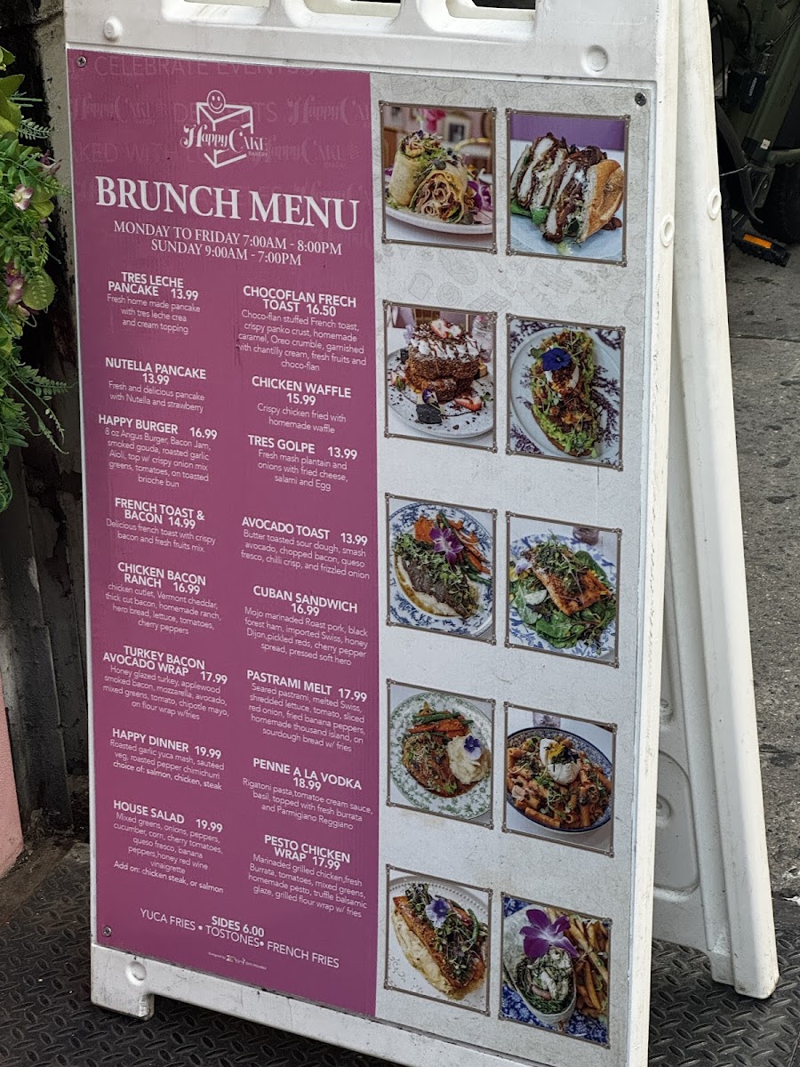 HAPPY CAKE BAKERY Menu 1