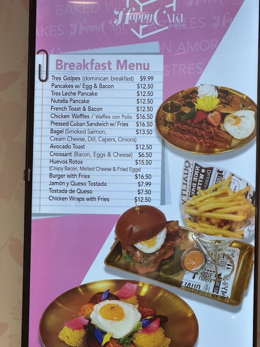 HAPPY CAKE BAKERY Menu 2