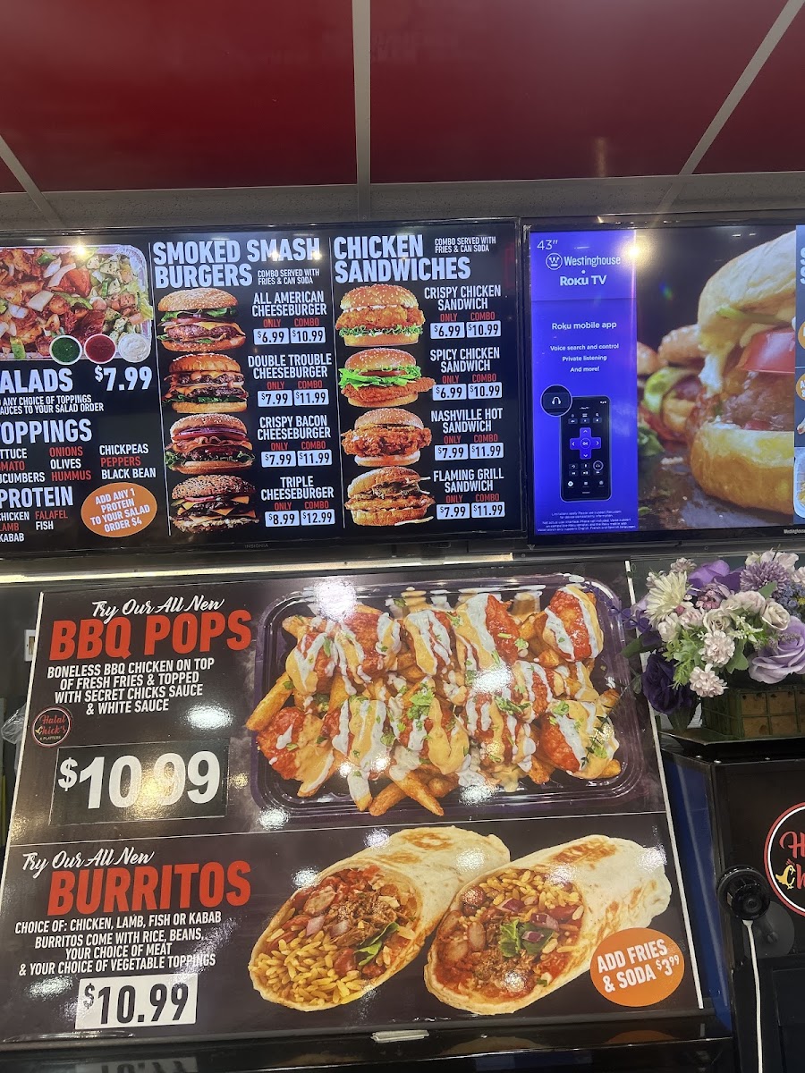 Halal Chicks and Platters Menu 6