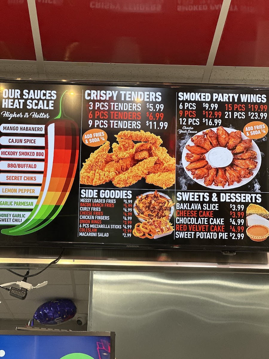 Halal Chicks and Platters Menu 9