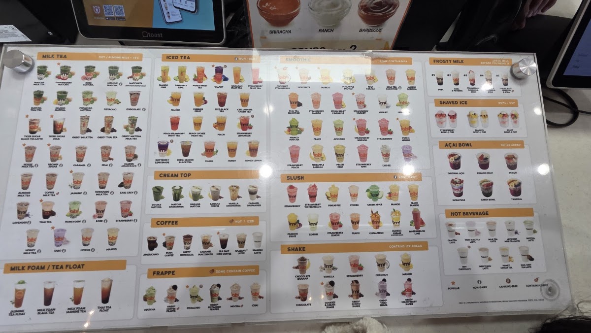 It's Boba Time - Vermont Menu 2