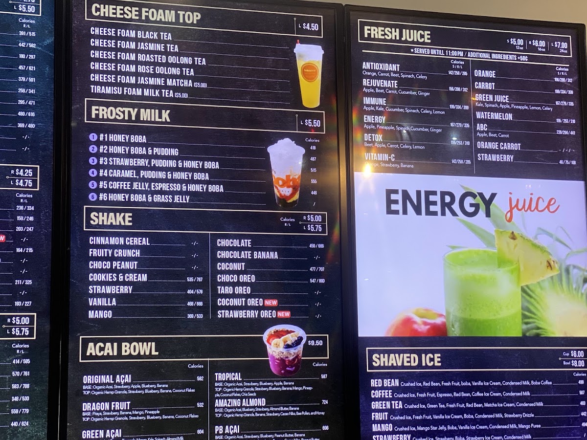It's Boba Time - Vermont Menu 5