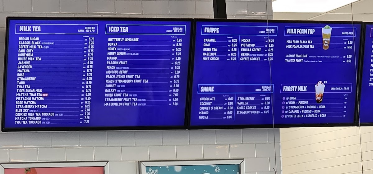 It's Boba Time - Vermont Menu 6