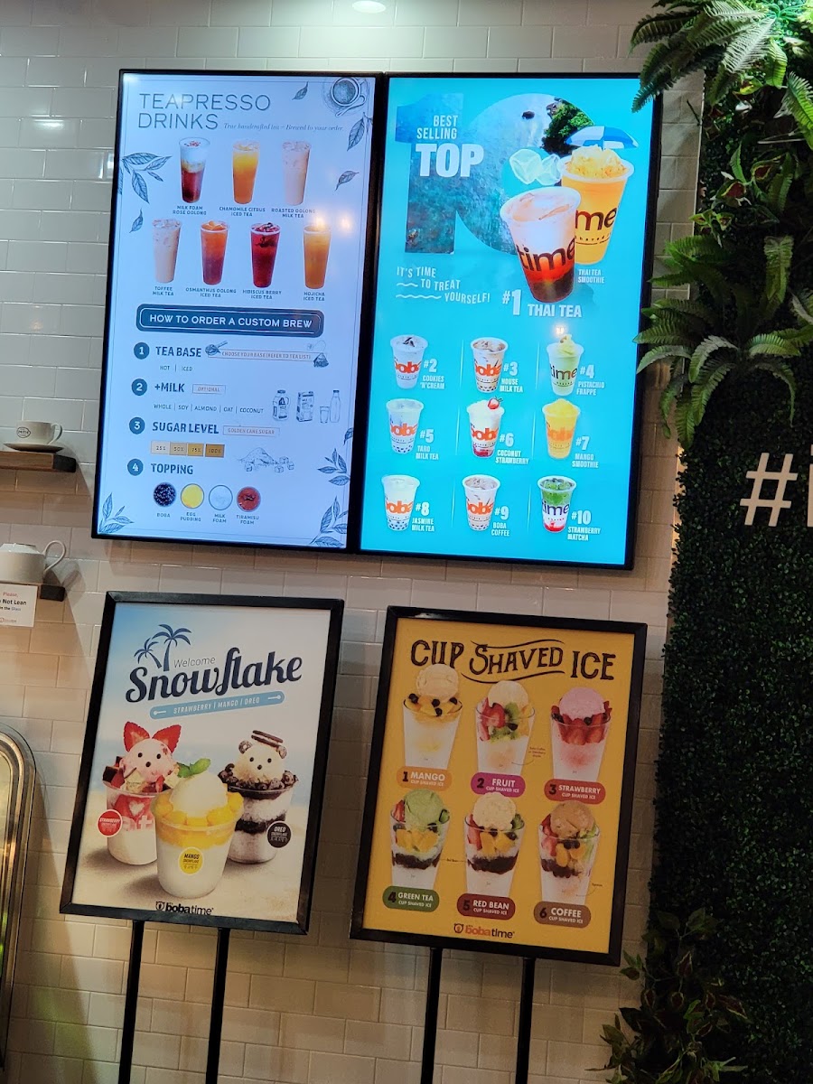 It's Boba Time - Vermont Menu 7