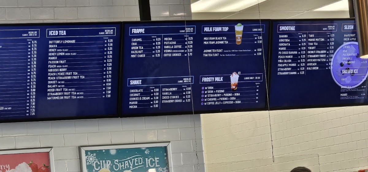 It's Boba Time - Vermont Menu 9