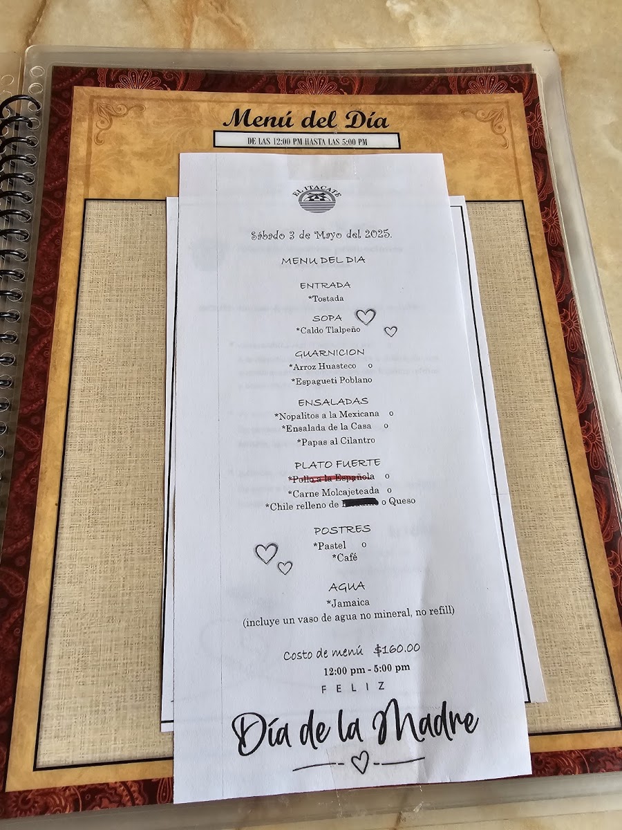 El Itacate Lomas Tampico Menu 6
