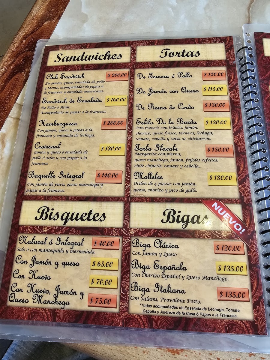 El Itacate Lomas Tampico Menu 8