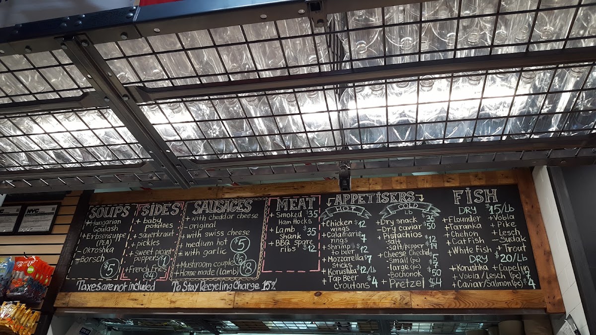 Tap Beer New York Menu 2