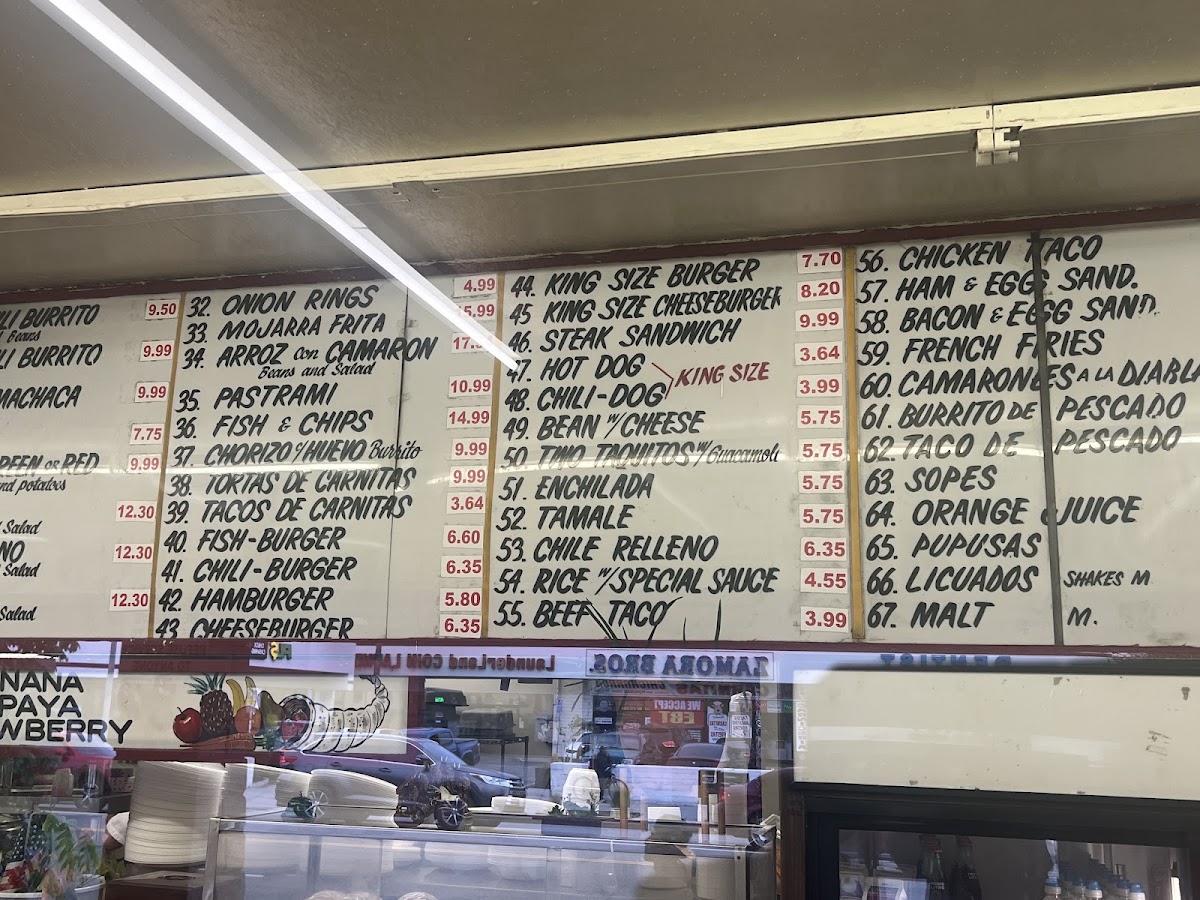 Lucy's Drive Thru Menu 5