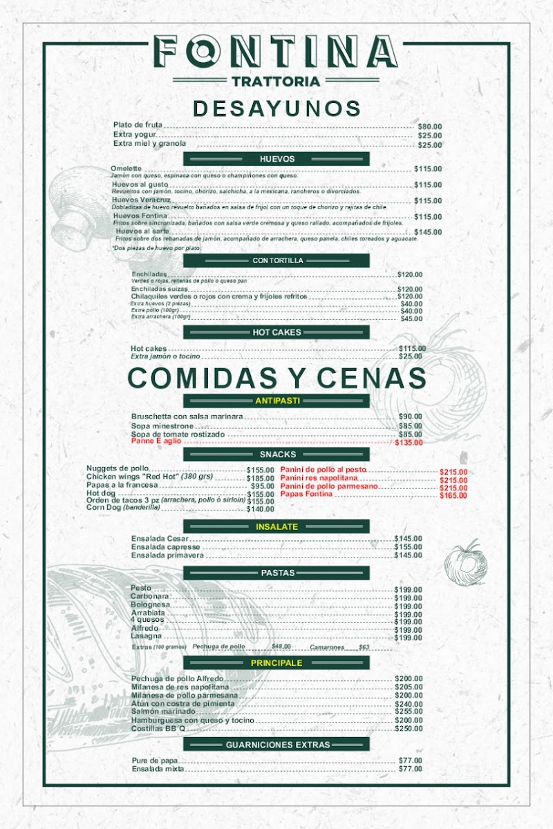 Fontina Trattoria Menu 6