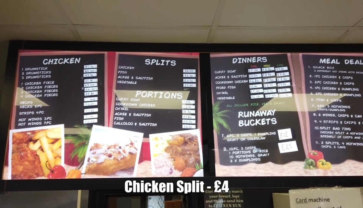 Chicken Run Manchester Menu 10