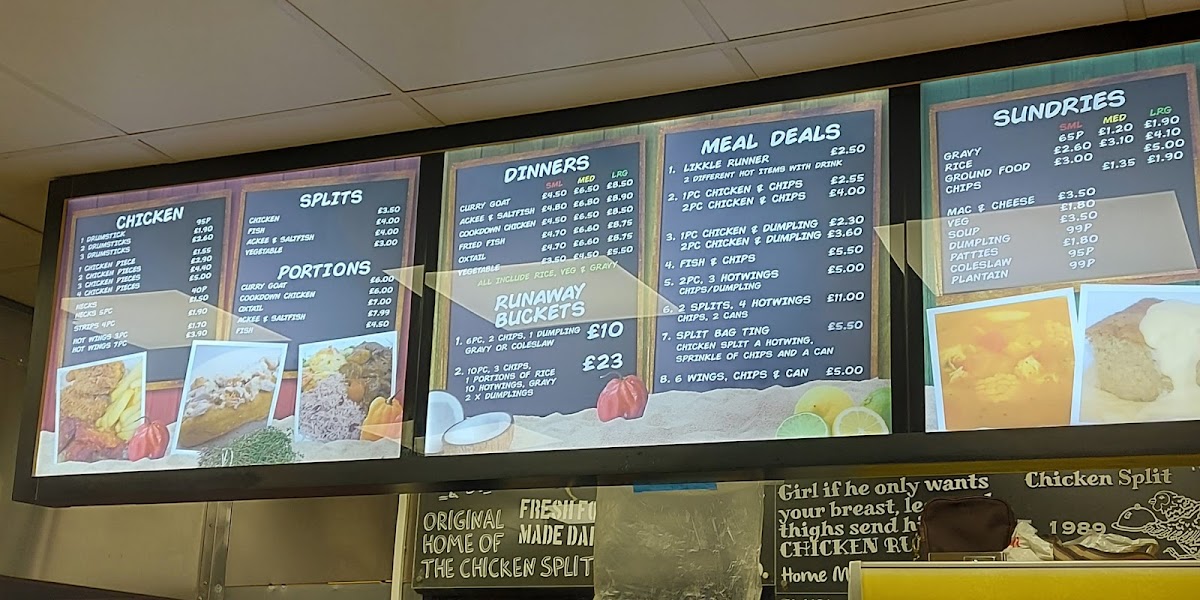 Chicken Run Manchester Menu 4