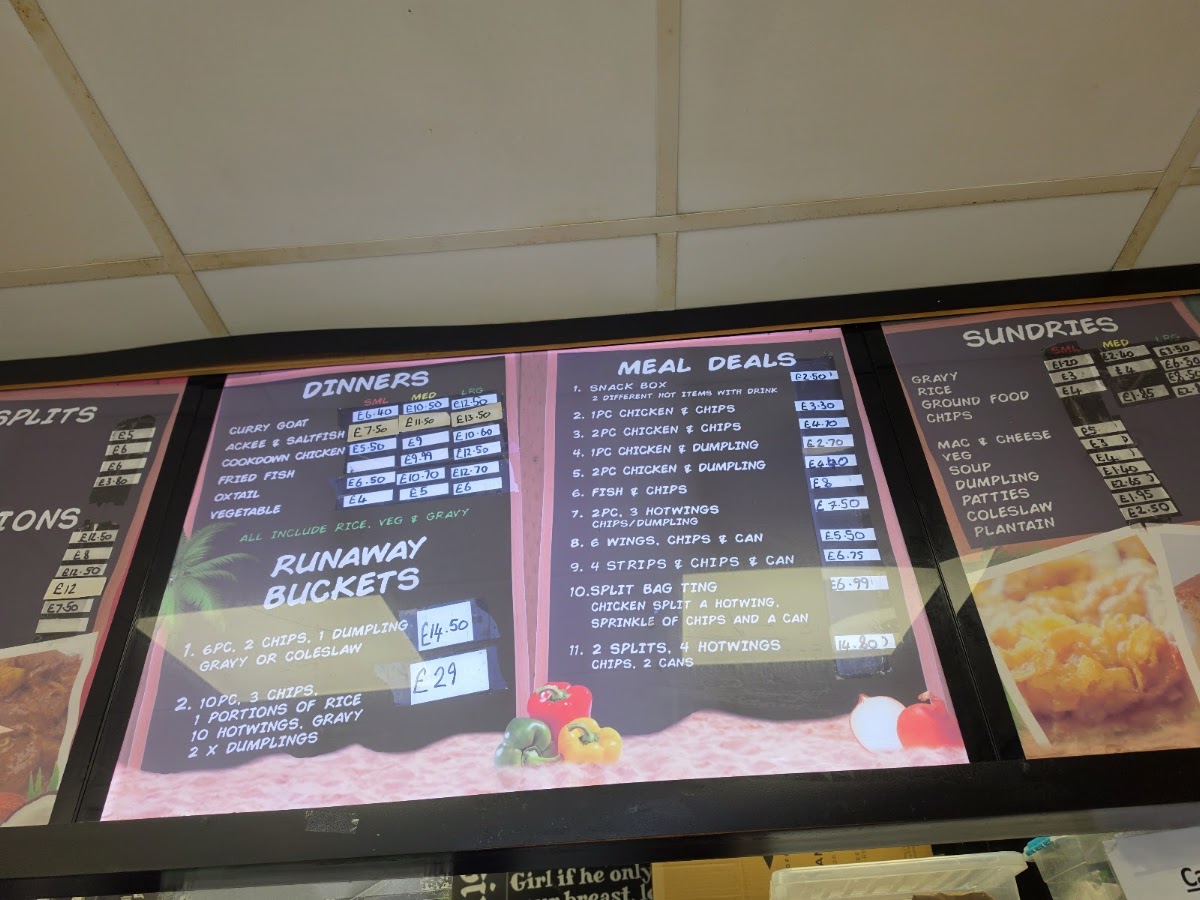 Chicken Run Manchester Menu 5