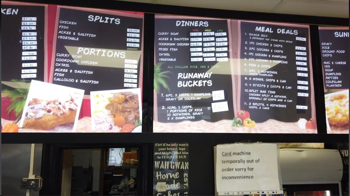Chicken Run Manchester Menu 9