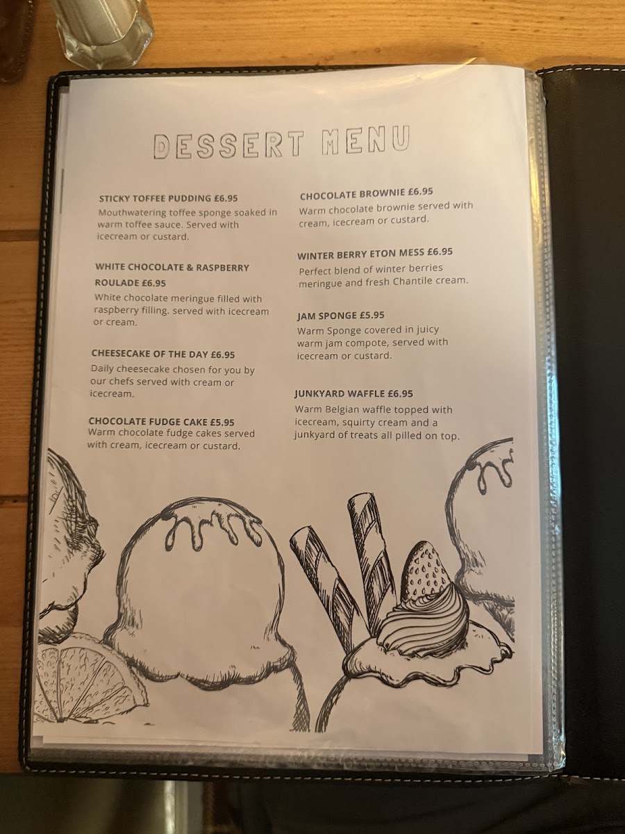 The Bay Horse Middridge Menu 6