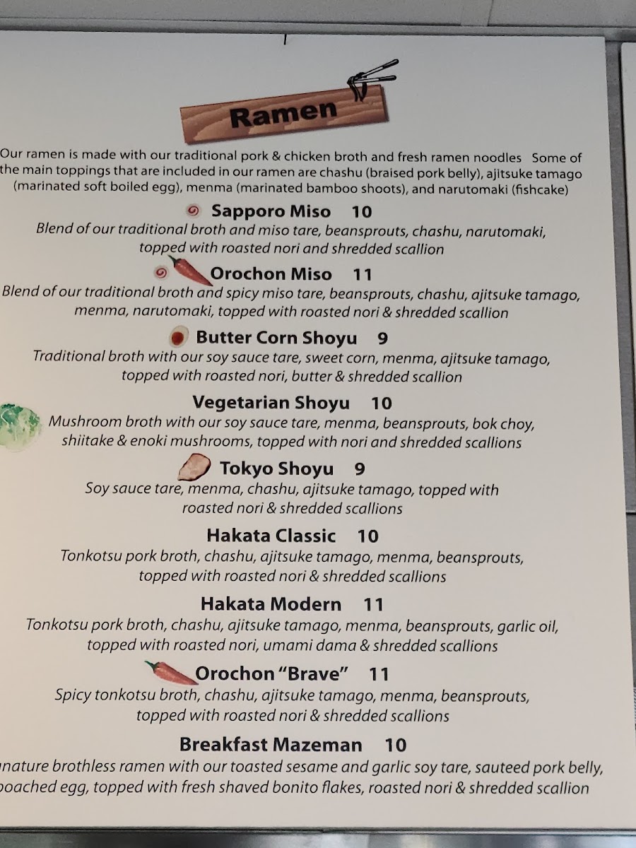 Sapporo Ramen & Noodle Bar Menu 6