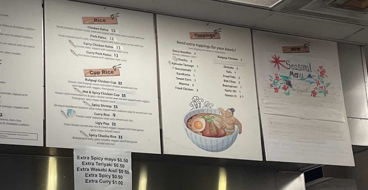 Sapporo Ramen & Noodle Bar Menu 8