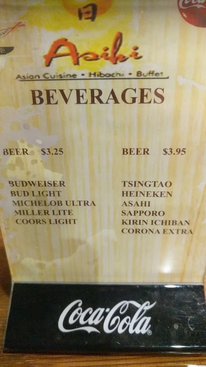 Asihi Hibachi & Buffet Menu 6