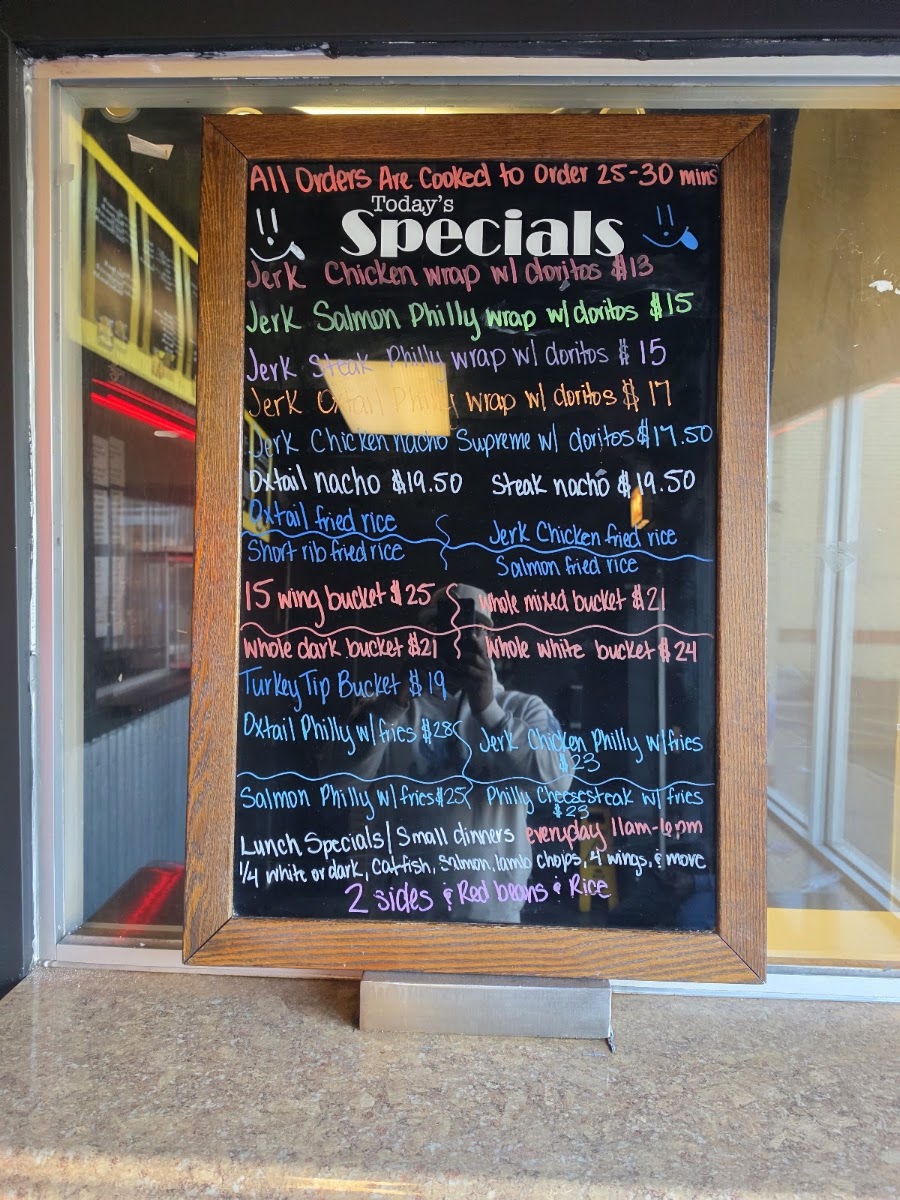 Jordan Jerk Palace III Menu 1