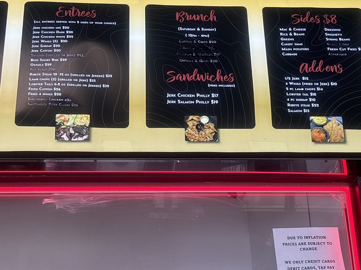 Jordan Jerk Palace III Menu 2