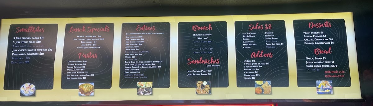 Jordan Jerk Palace III Menu 6