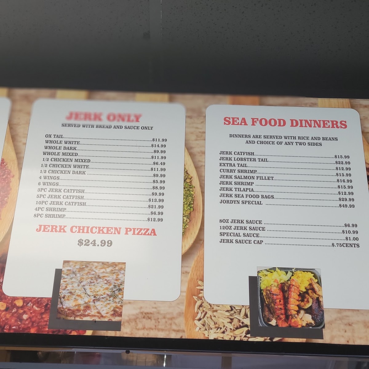 Jordan Jerk Palace III Menu 8