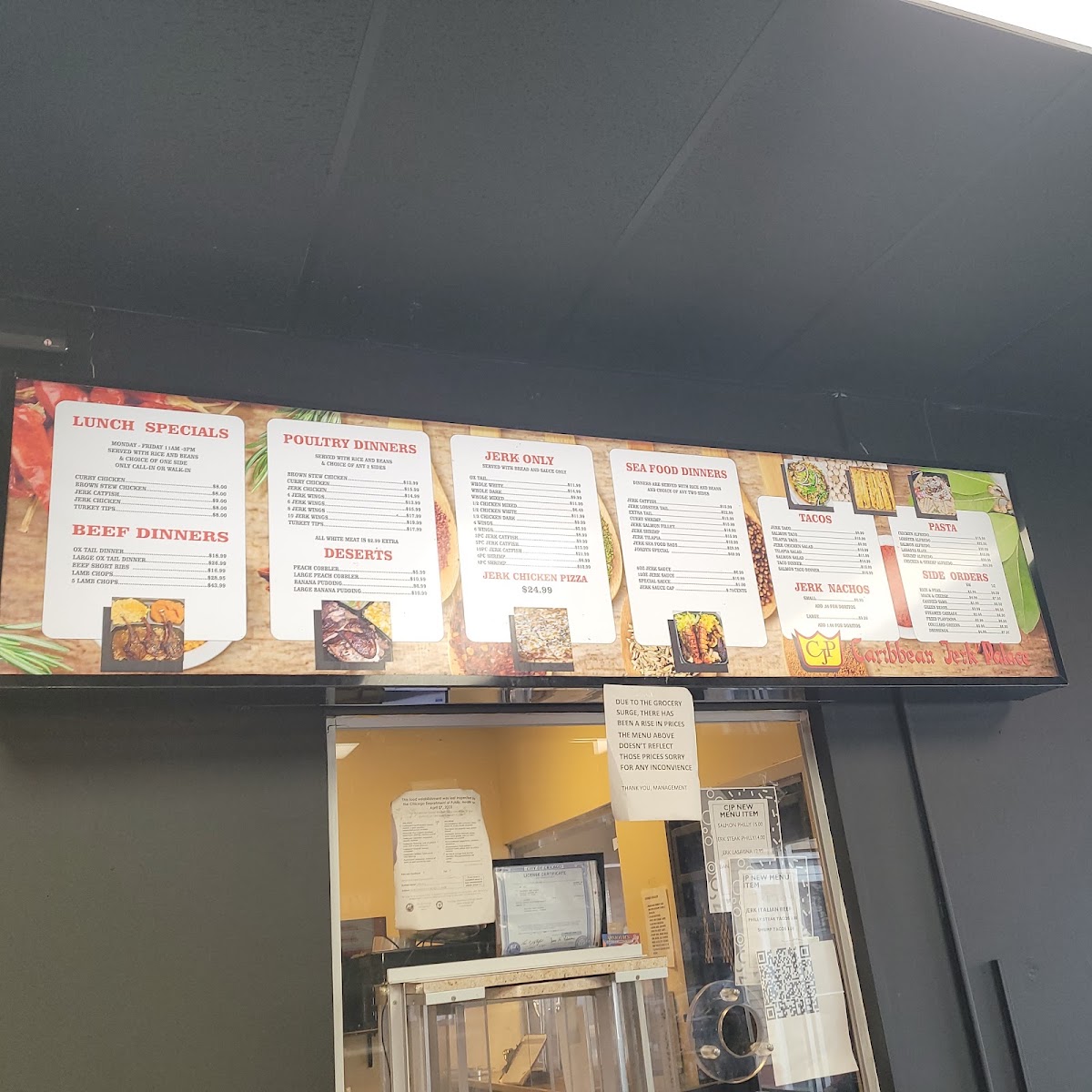 Jordan Jerk Palace III Menu 9
