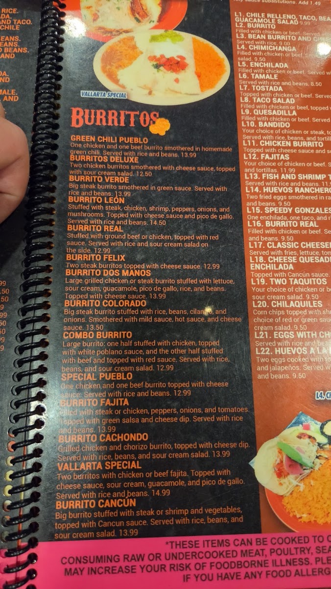 La Cocina Mexican Restaurant Menu 4