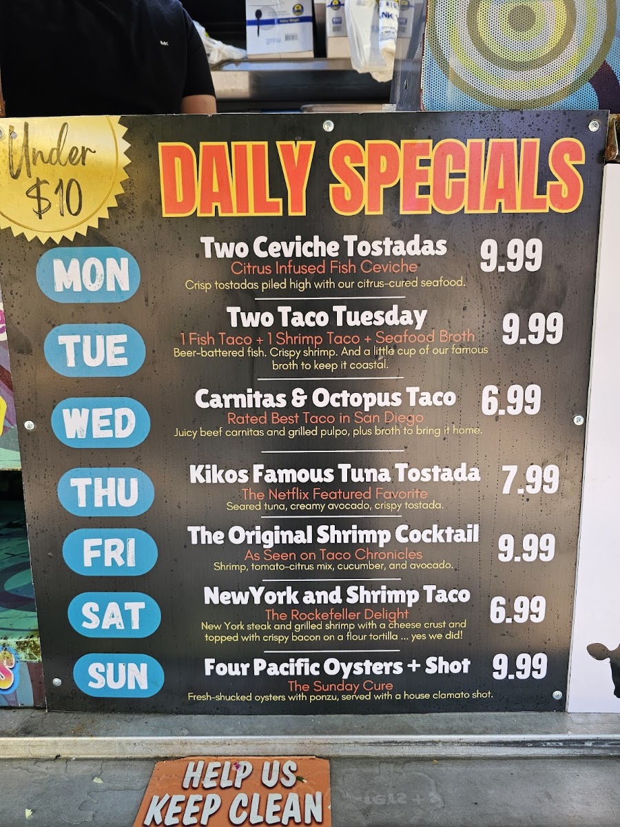 KIKOS PLACE SEAFOOD Menu 6