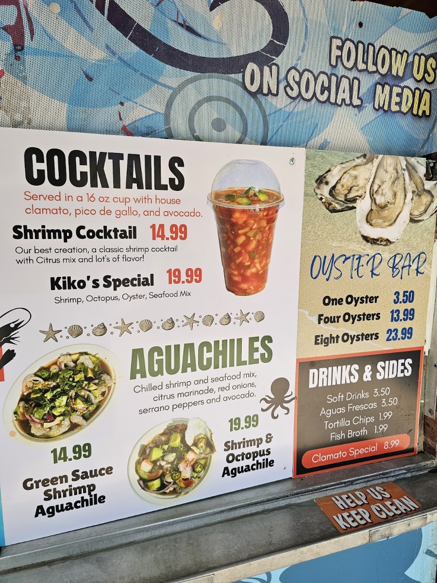 KIKOS PLACE SEAFOOD Menu 9
