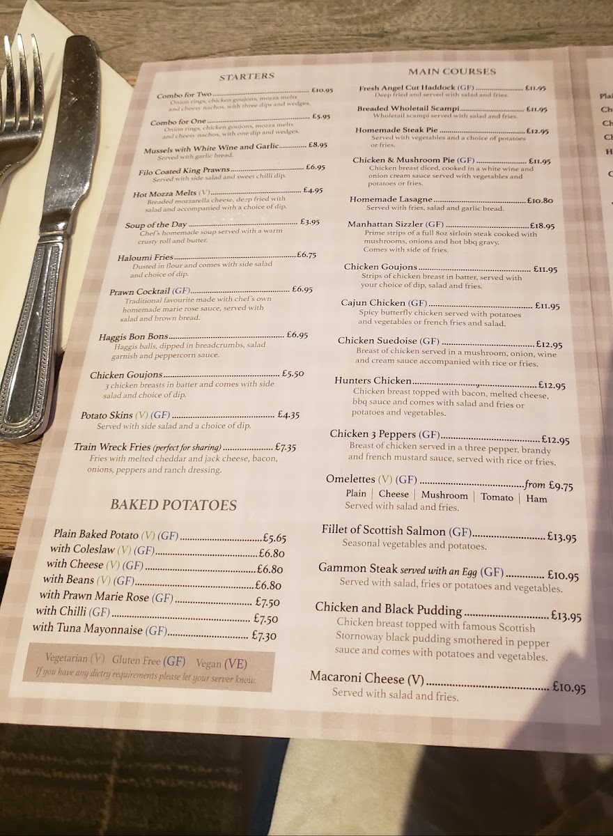 The Glencairn Lounge Menu 4