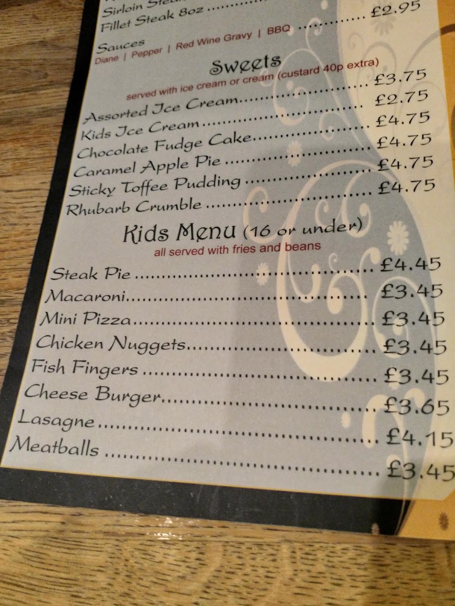 The Glencairn Lounge Menu 8