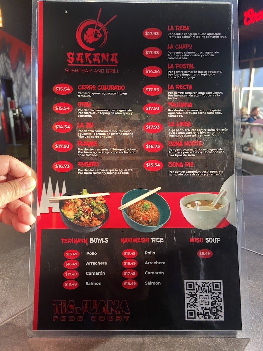 Tiajuana Food Court Menu 4