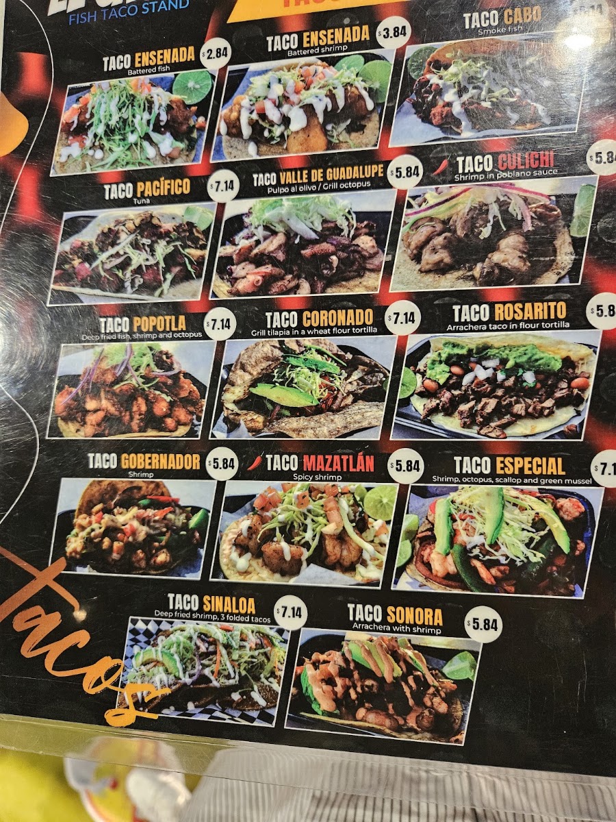 Tiajuana Food Court Menu 6