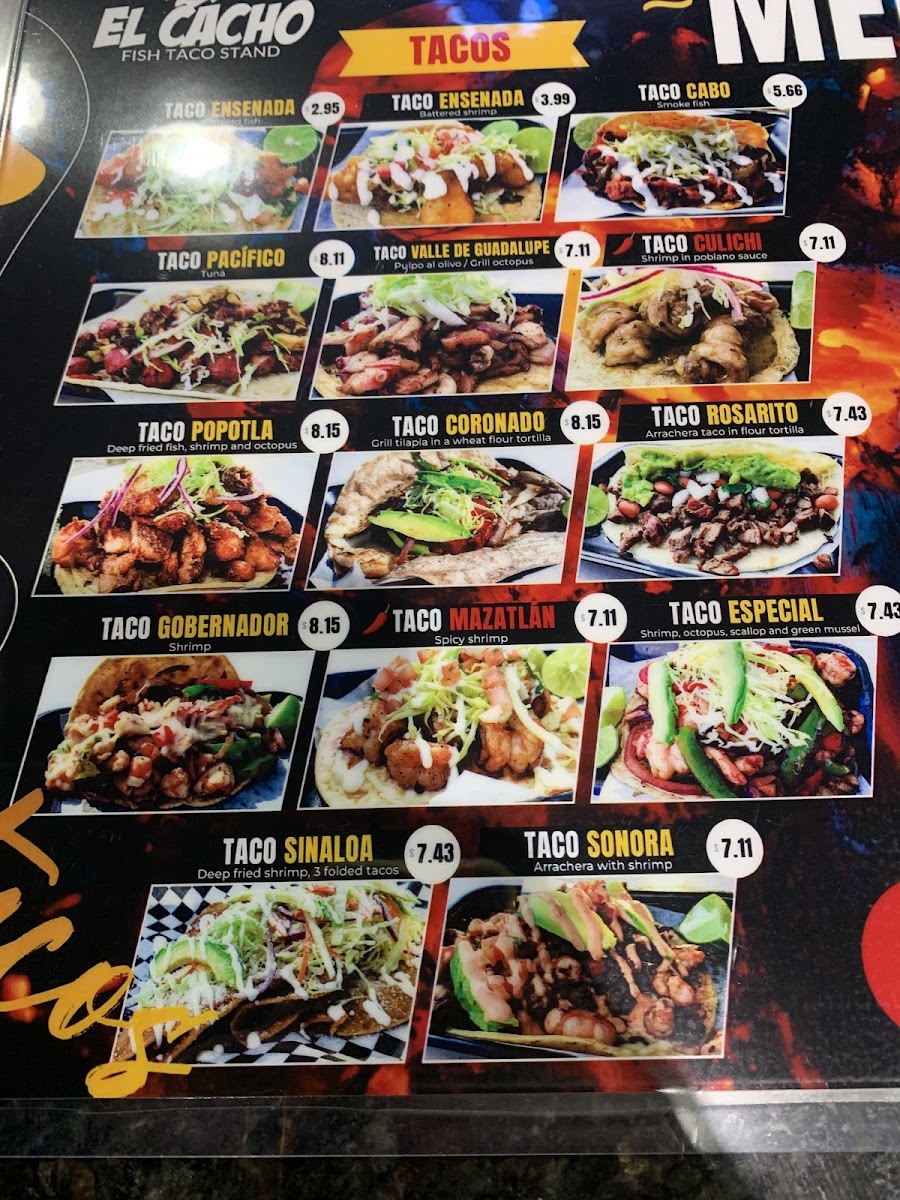 Tiajuana Food Court Menu 8