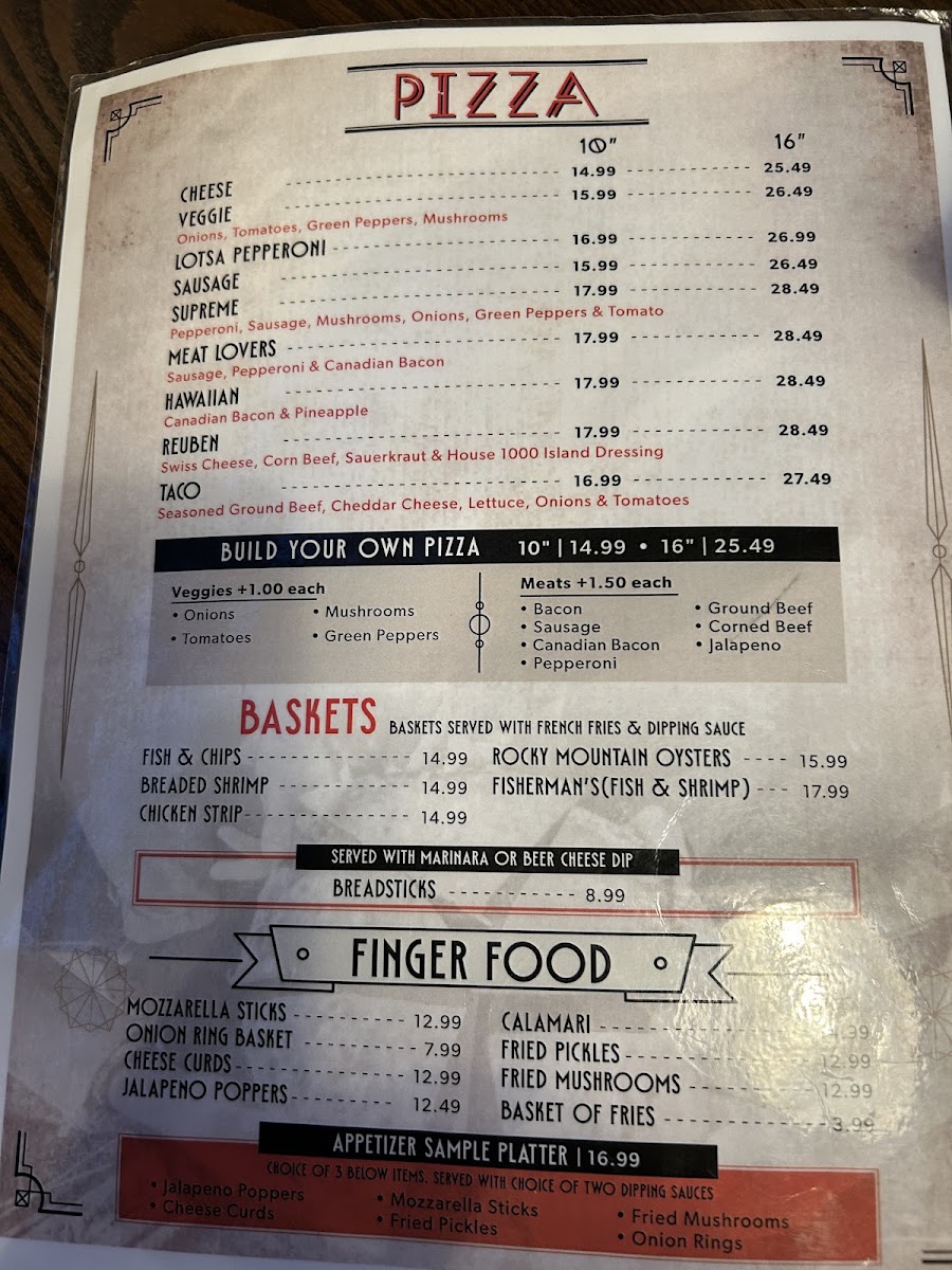 Capones | Bar and Grill Menu 4